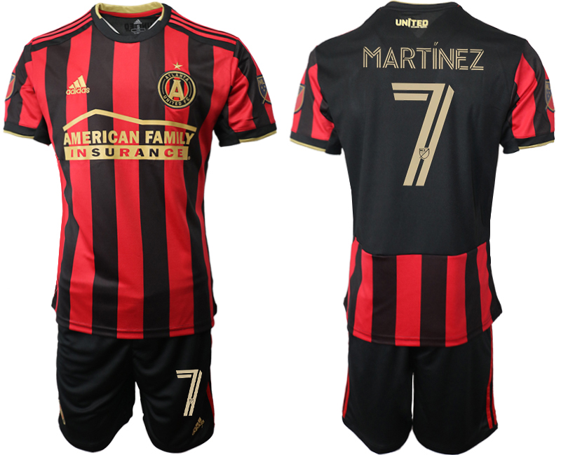 Men 2020-2021 club Atlanta Union home #7 black Soccer Jerseys->other club jersey->Soccer Club Jersey